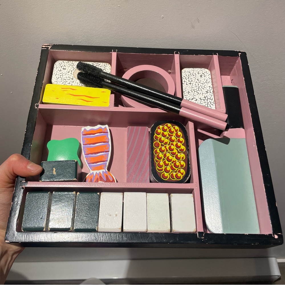 Melissa and Doug Pink and Black Sushi Play Set
